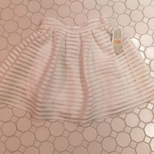 White Eyelet Skirt - Gianni Bini - XS